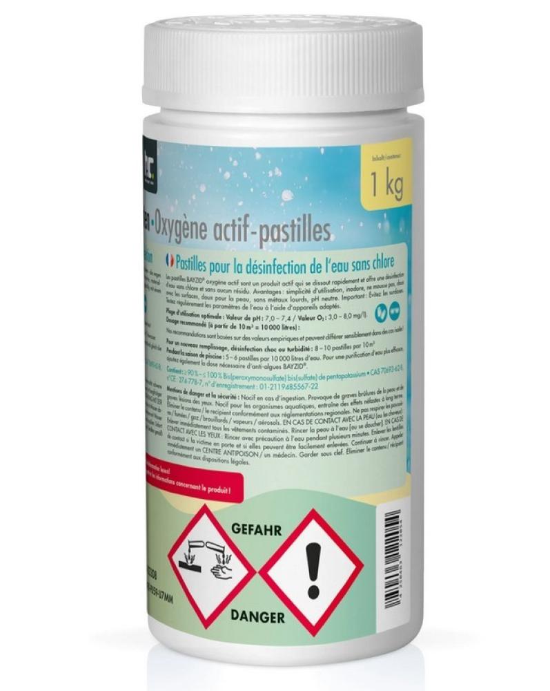 1 kg BAYZID® Aktivsauerstoff Tabletten 20g für Pools